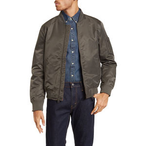 Chaqueta Bomber de Estilo Urbano para Hombre, Ajustada, Ligera, Transpirable, Informal, Deportiva, para Invierno, Tejido de Punto - Product Image 1