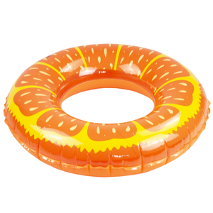 Bateau gonflable orange pour la natation, la plage et la piscine pour enfants - Product Image 2
