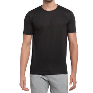 2025 sur mesure de haute qualité Polyester microfibre à manches courtes hommes T-Shirt de sport décontracté été impression bas prix - Product Image 6
