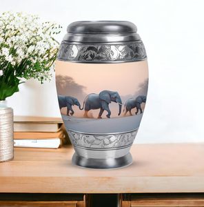 Éléphant adulte urnes pour cendres humaines pour maman crémation adulte frêne femmes urne grand mâle adulte taille personnalisée fournitures funéraires urne - Product Image 6