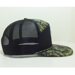 Oem Custom Logo <b>Mens</b> High Quality 6 Panel Pre Curved Brim Digital Camo 112 Gorras Mesh <b>Trucker</b> Hat <b>Caps</b> - Product Image 6