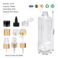 Bouteille pulvérisateur carrée en PET de 500 ml (16,9 oz) avec pompe et impression sérigraphiée pour détergent liquide – Meilleures ventes