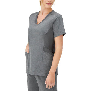 High Quality Water Resistant Quick Dry Medical <b>Scrub</b> <b>Set</b> for Women Knitted Cotton Soft V Neck Top Jogger Pants Hospital Use - Product Image 3