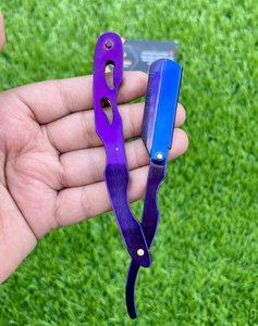 New Design Premium Quality Professional Men's Straight Barber Wet Shaving Stainless Steel Razor Single Blade Face Body Underarm - Product Image 1