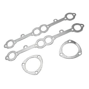 Kit de joints de collecteur d'échappement pour 1963-1981 Chevy <span class=keywords><strong>Corvette</strong></span> SBC V8 305 327 Collecteur d'échappement à tube long USA Stock T-304 - Product Image 4