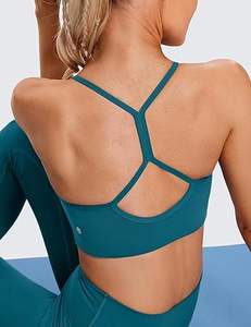 บราออกกำลังกายคุณภาพดีไซส์ใหญ่พิเศษ รองรับแรงกระแทกสูง เป็นมิตรกับสิ่งแวดล้อม ผลิตในปากีสถาน ดีไซน์ใหม่ เสื้อผ้าออกกำลังกาย ระบายอากาศได้ดี บราสำหรับผู้หญิง - Product Image 5