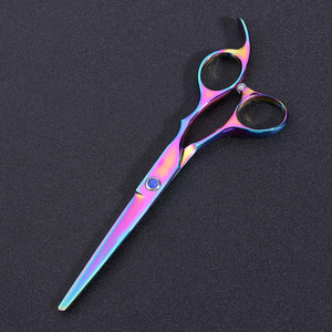 Ciseaux de coupe de cheveux 6.6 pouces Ciseaux de coiffeur en acier inoxydable Ciseaux de coupe de cheveux extra pointus enduits de titane - Product Image 2