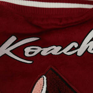 แจ็คเก็ตวาร์ซิตี้คอตั้งแฟชั่น สตรีทแวร์ ขายดี สไตล์เท่ ปักลายเชนิลล์ แจ็คเก็ตฤดูหนาวสำหรับผู้ชาย - Product Image 5