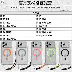 Funda Oficial IP 17 PRO Luminosity con Textura Acanalada en Relieve, Anillo Magnético, Material TPU+PC, Incluye Cordón - Product Image 3