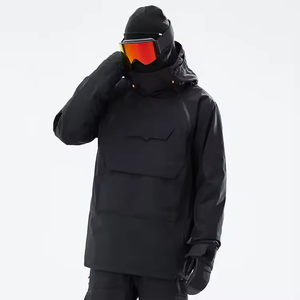 Sweat à capuche de ski sur mesure grande taille imperméable coupe-vent pour snowboard, veste d'hiver avec fermeture éclair, évacuation de l'humidité - Product Image 4
