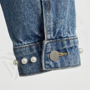 Veste en jean pour femme, style décontracté, manches longues, vêtements en vrac, vestes tendance, vêtements d'extérieur décontractés, couleur personnalisée - Product Image 6