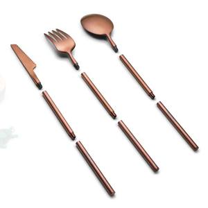 Cuillère de mariage couteau fourchette couverts en acier inoxydable fournitures indiennes en gros ensemble de couverts pour la vaisselle - Product Image 6