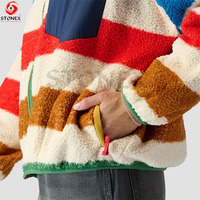 Vestes pour femmes personnalisées, respirantes, en maille, à fermeture éclair intégrale, coupe-vent, en polaire épaisse, écologiques, chauffantes, à blocs de couleur