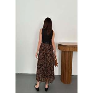 เดรสพิมพ์ลายเสือดาวสีดำ - สีดำ - Product Image 5