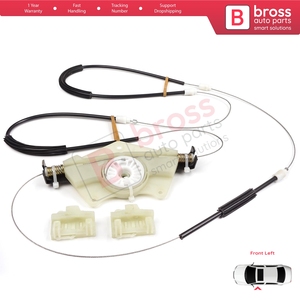 Kit de réparation de lève-vitre BWR409, porte avant gauche pour Passat B5 B5.5 3B 3BG Superb MK1 B5 3U 3B1837461 - Product Image 3