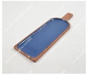 Plateaux hexagonaux en résine personnalisables Plateaux de service jetables écologiques faits à la main Home Restaurant Hotel New Look Export - Product Image 6