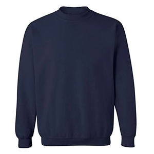 La mejor calidad, Sudadera con cuello redondo azul oscuro para hombre, personalizable, clásica, sin Purl, antibolitas, sostenible, peinado, Color azul marino, Invierno - Product Image 1
