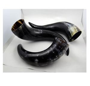 drinking horn tabletop customized size white black color modern stylish drinking viking horn With blank sublimation, diy - Product Image 2