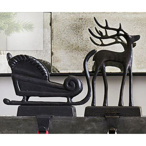 Support de bas en métal de conception fantastique support de stock décoratif noir support de stock de décor de noël à bas prix - Product Image 2