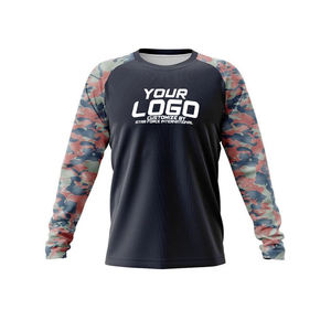 Gran oferta Logo sublimación impresión hombres sol UPF 50 rendimiento secado rápido protección UV y capucha manga larga Sudadera con capucha camisas de pesca - Product Image 1