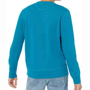 Sudadera con capucha de lana bordada de alta calidad para hombre, jersey de manga larga para hombre, Sudadera con capucha de retales reelaborada - Product Image 3