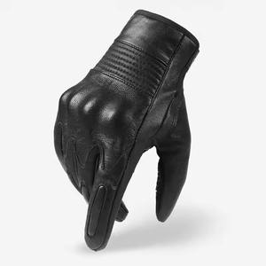 Guantes de moto Materiales de cuero genuino Diseño de logotipo personalizado Racing Road Moto Guante Verano Invierno con rango - Product Image 6