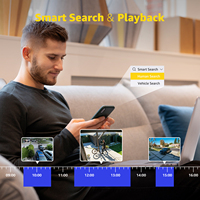 Caméra de sécurité CCTV DVR Annke 4K 8MP compatible avec les disques durs de 2,5 pouces et de 3,5 pouces, détection de mouvement, protection périmétrique