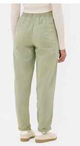 Ladies Casual Tie Waist Joggers Anti-Rides et Anti-Statique Woven Fabric Washed Technics - Product Image 3