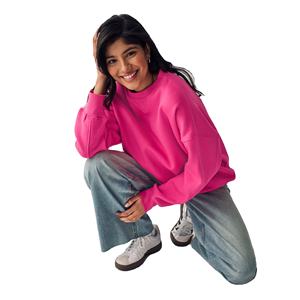 Nueva sudadera elegante para mujer, color y tamaño personalizados, sudadera lisa, venta al por mayor, sudadera cálida de invierno con cuello redondo para mujer - Product Image 3