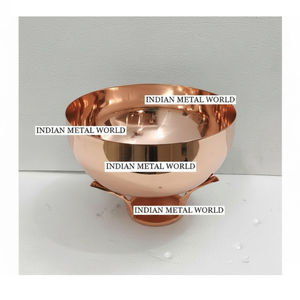 ชามตกแต่งสแตนเลสเคลือบทองลายตอกแบบพิเศษ ชามใส่ช็อคโกแลต ชามใส่ของหวาน สำหรับใช้ในบ้านและโรงแรม ลดราคา - Product Image 2