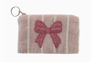 Handmade Beaded Embroidery <b>Eco</b>-Friendly Durable Unisex Funny Mom Quote Mini Coin Purse Zipper Closure Custom Fashion High - Product Image 4
