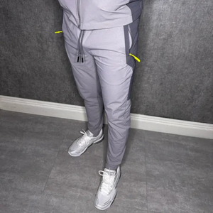 Ensemble survêtement homme streetwear personnalisé, coupe régulière, léger, respirant, en polyester/coton, imprimé, coupe-vent, 2 pièces, pour l'hiver - Product Image 5