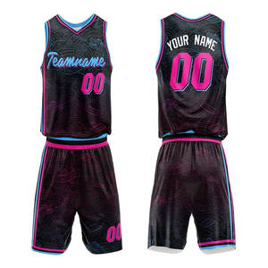 ชุดบาสเก็ตบอลสำหรับผู้ใหญ่ชุดบาสเก็ตบอลออกแบบได้ตามต้องการ - Product Image 1