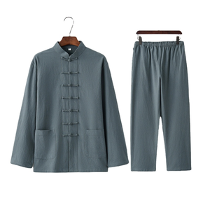 Tenue d'arts martiaux unisexe personnalisée en polyester/coton, coupe ample, extensible, légère, durable, séchage rapide, respirante, pour hommes Kung Fu - Product Image 5