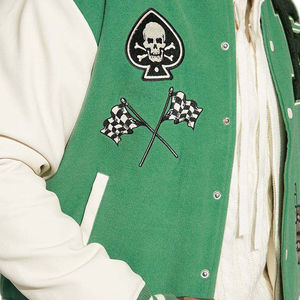 Logotipo personalizado Plain Letterman Varsity Jacket Hombres de calidad superior de lana Varsity Bomber Chaquetas Letterman Precio al por mayor Servicio de OEM - Product Image 4