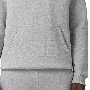 เสื้อฮู้ดดี้ผู้ชายผ้าฝ้าย 100% คุณภาพสูง ปรับแต่งได้ สำหรับฤดูใบไม้ร่วง แห้งเร็ว ระบายอากาศดี สไตล์แฟชั่นสตรีทแวร์ - Product Image 5