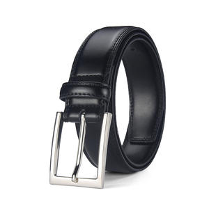 Cinturón Casual de Cuero Vacuno para Hombre, con Hebilla de Acero, Impermeable, Transpirable, con Logotipo Personalizado - Opciones en Negro y Marrón - Product Image 4