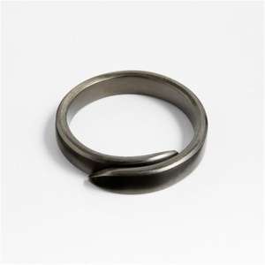 Anneau lié Bracelet bijoux Style argent rond de serviette pour la décoration dernière Serviette porte-serviettes prix de gros - Product Image 5