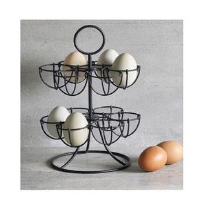 Finest Quality Iron Kitchen Egg Basket <b>Marvelous</b> Design Round Shape Black Color Egg Basket for Top Selling - Product Image 6