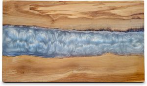 Nouvel arrivage de planche à découper chaude au design moderne prix de gros planche à fromage en résine rectangulaire top ventes produits en résine d'acacia - Product Image 5