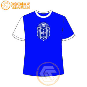Venta al por mayor personalizada Zeta Phi Beta mujeres camiseta hermandad ropa algodón camisetas más finas mujeres fraternidad prendas - Product Image 2