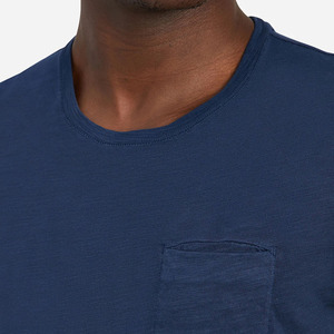 Custom <b>Screen</b> Print Breathable <b>Bamboo</b> Cotton T Shirt Wholesale US Size T-Shirt - Product Image 3