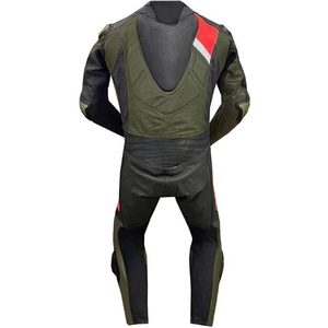 Combinaison de course en cuir pour motards équipement de pilote professionnel vêtements de protection durables vêtements de performance de piste cousus de qualité supérieure - Product Image 2