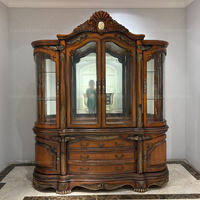 Meuble de salon de luxe en teck massif de style scandinave européen, design sculpté à la main, écologique, pour la maison, bar à domicile, hôtel