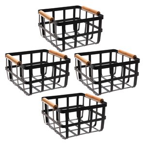 Foshan factory wire shelf kitchen organizer fruit basket under cabinet kitchen racks and holders metal storage baskets