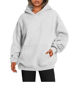 Custom High Quality Acid Wash Men Women Long Sleeve Crewneck 100% Cotton Fleece Oversize Pullover Hoodies Streetwear - Product Image 1