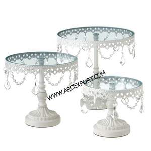 Présentoir à gâteaux en métal doré de qualité de luxe Présentoir à gâteaux pour mariage et événements Décoration de table Présentoir à gâteaux pour Offre Spéciale - Product Image 2