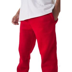Offre spéciale Pantalon évasé mi-décontracté pour homme Logo personnalisé Pantalon de survêtement en toile à jambes larges Pantalon de survêtement évasé en molleton de coton surdimensionné Nurak - Product Image 3