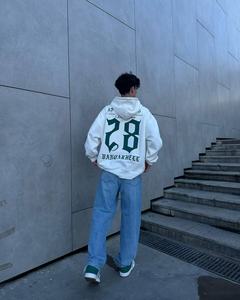 เสื้อมีฮู้ด & เสื้อกันหนาวมีฮู้ดสำหรับผู้ชาย, เสื้อฮู้ดผ้าฝ้ายผสม - Product Image 2