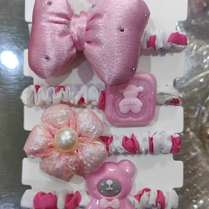 ยางรัดผมขายส่ง น่ารักสำหรับเด็กผู้หญิง ชุดเครื่องประดับผมเด็กหวานๆ - Product Image 1